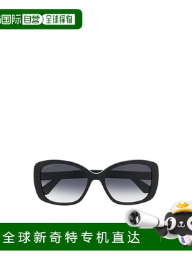 【99新未使用】香港直邮Gucci GG logo方框太阳眼镜 GG0762S古驰