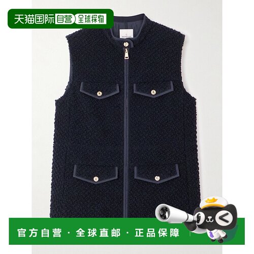 1h可退 香港直邮Moncler 盟可睐 女士 Fallavier shell 嵌花绗缝/