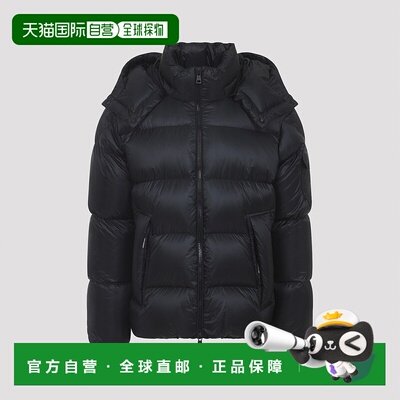 1h可退 香港直邮Moncler 盟可睐 男士 標誌貼片連帽絎縫夾克 K209
