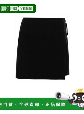 1h可退 香港直邮Moncler 盟可睐 女士 CLOTHING 黑色聚酯半身裙 2
