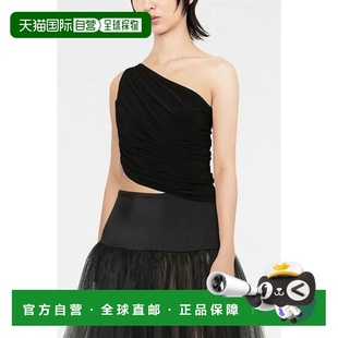 背心 1h可退 单肩带褶皱文胸式 Kamali KK220YPL285 香港直邮Norma