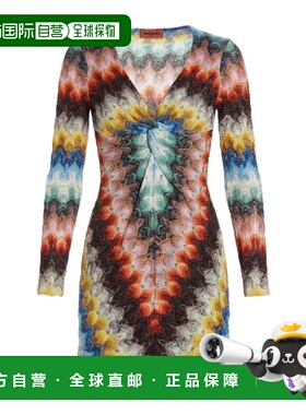 香港直邮Missoni V领连衣裙 29DS26SG43BR015J包臀裙