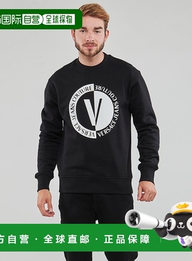 欧洲直邮Versace Jeans Couture 男士 GAIG06 卫衣 黑色