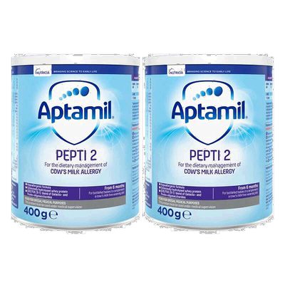 欧洲直邮爱他美APTAMIL深度水解蛋白奶粉防过敏腹泻1段2段400g*2
