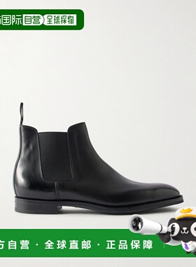 1h可退 香港直邮John Lobb 男士 Lawry 皮质切尔西靴 42404IL1R