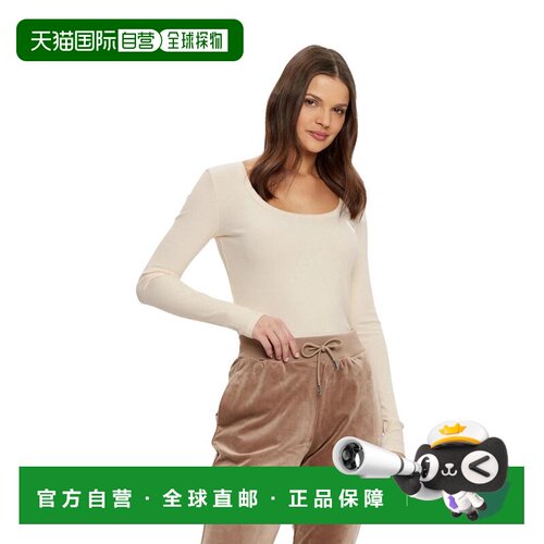 1h可退 欧洲直邮GUESS 女士T恤 V4BP07K8RT2G6K5 AW2026 乳白色 C