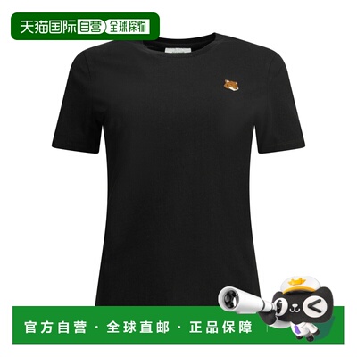 香港直邮MAISON KITSUNÉ 女士T恤 PW00113KJ7026P199BLACK