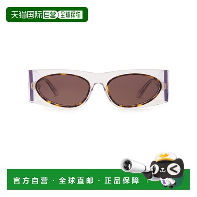 1h可退 香港直邮alaia 女士 椭圆形透明色太阳眼镜 AA0085S001