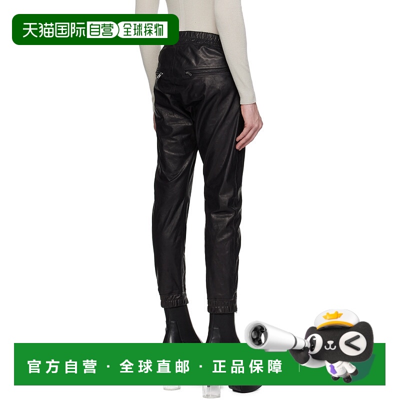 香港直邮Rick Owens Luxor皮休闲裤 RU01D3395LSU09