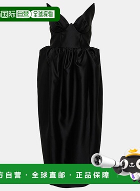 1h可退 香港直邮ZIMMERMANN 女士 Matchmaker 真丝羊毛中长连衣裙