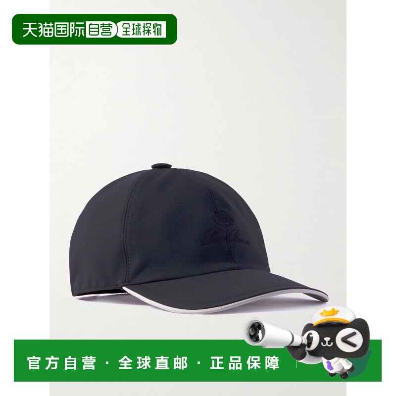 1h可退 香港直邮Loro Piana 诺悠翩雅 男士 徽标棒球帽 FAB1977