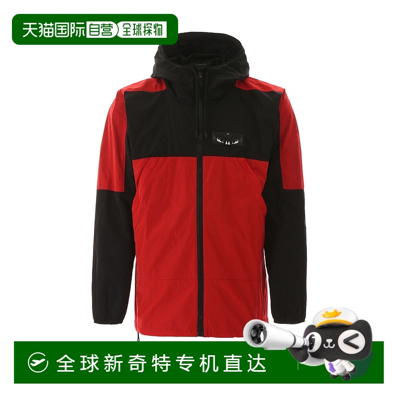 香港直邮Marcelo Burlon logo连帽休闲夹克 CMEB024F19B55002拉链