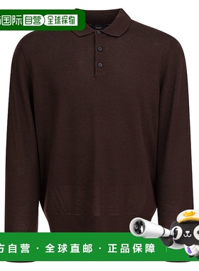 1h可退 香港直邮VINCE 男士 美利奴羊毛Polo衫 M05196453A上衣