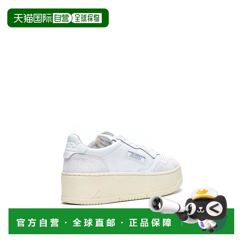 1h可退 香港直邮AUTRY 女士运动鞋 PTLWPK01 SS2026 白色 厚底拼图片