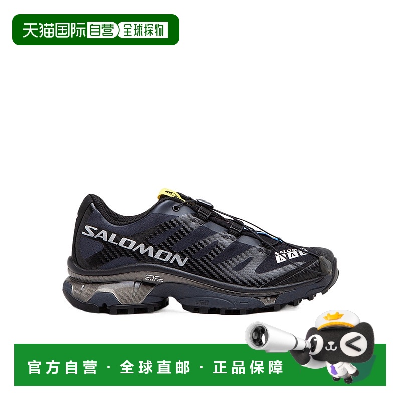 香港直邮Salomon S/Lab XT-4男士黑色越野低帮休闲徽标运动鞋