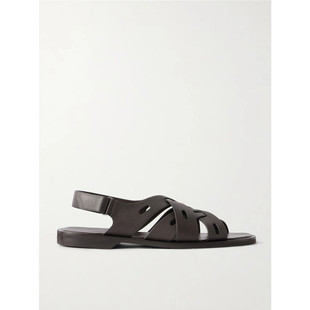 Seaford 美国直邮John Lobb 男士 AB0A4ZL2Y 全粒面皮质凉鞋