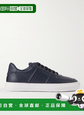 香港直邮Moncler 盟可睐 男士 Neue York Logo-Appliqued 皮质运