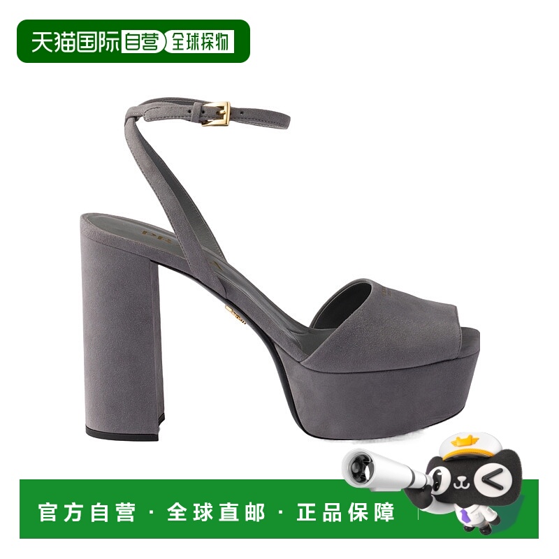香港直邮Prada 厚底高跟凉鞋 1XP48B008FE115