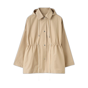 香港直邮Toteme 长袖连帽风衣 233-1047-237外套