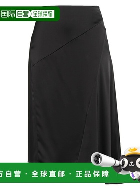 香港直邮THEORY 希尔瑞 女士 中长半身裙 black黑色 舒适时尚