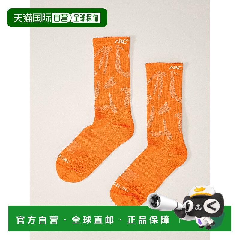 欧洲直邮始祖鸟Arc'teryx GROTTO合成面料中筒袜GROTTO synthetic