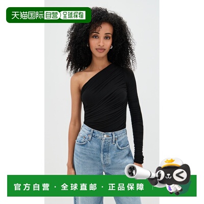 1h可退 香港直邮AGOLDE 女士 Annette T恤 black黑色 舒适时尚