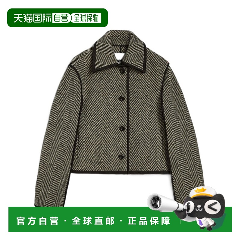 香港直邮Jil Sander 粗花呢夹克 J02BN0229J40261羊毛