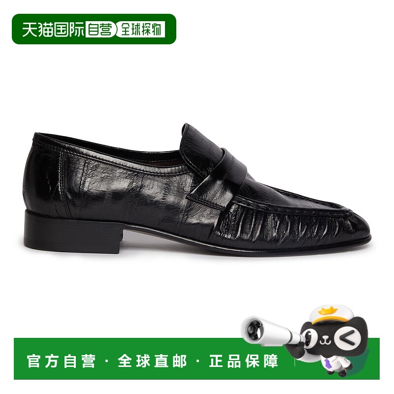 1h可退 香港直邮The Row 女士 莫卡辛鞋 AV4G4BLKSI350 black黑色