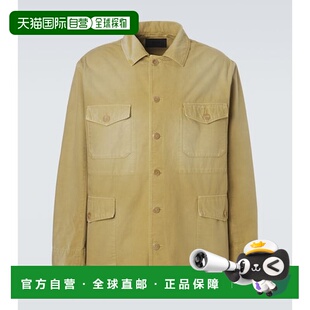 棉质军装 男士 夹克 beige米色 香港直邮Prada 舒适时尚 普拉达