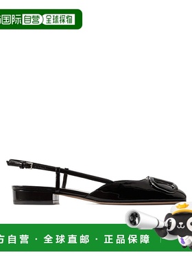 1h可退 香港直邮VALENTINO 23FW VLOGO 露跟平底鞋 Women
