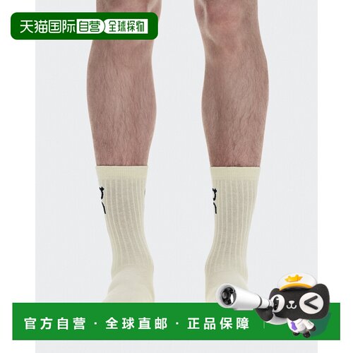 自营欧洲直邮On昂跑 Logo Sock High 3P男女同款棉质高筒袜