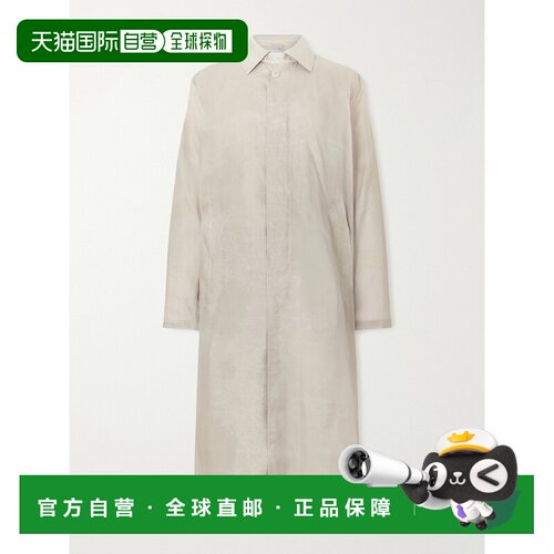 Our Legacy 男士 Cloak Waxed-Twill 风衣 M2261CGGHOSTG