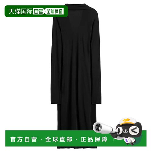 欧洲直邮Toteme Cocoon Cape Dress Black