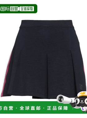 香港直邮Ea7 女士 迷你半身裙 BLUE蓝色 时尚舒适百褶裙包臀裙