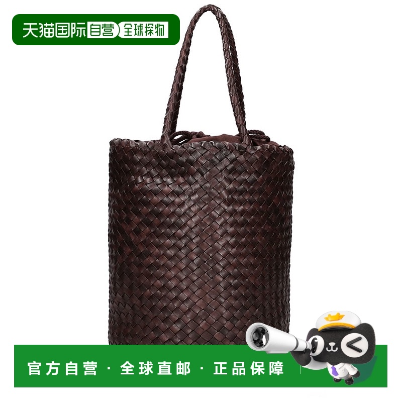 香港直邮DRAGON DIFFUSION 女士 手工编织皮革篮子包