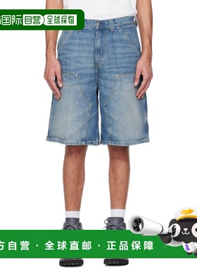 香港直邮CARHARTT WIP 男士 蓝色 OG Aden Double Knee 牛仔短裤