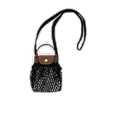 香港直邮Longchamp Le Pliage Filet 迷你镂空网袋单肩包 10139HV