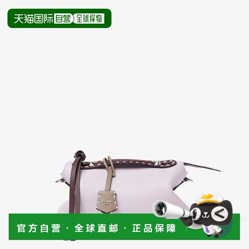 自营欧洲直邮Fendi芬迪 By The Way Selleria女士拼色手工缝线手