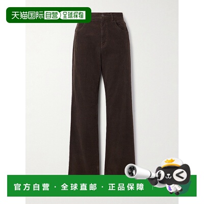 1h可退 香港直邮NILI LOTAN 女士 Joan 棉质灯芯绒直筒裤 13260W5