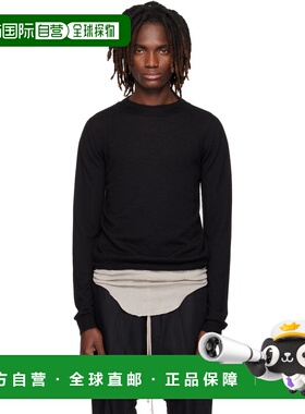香港直邮rick owens 瑞克 欧文斯 男士 黑色 Temple Rasato Knit