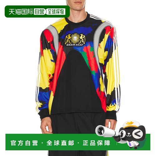 1h可退 香港直邮Adidas 男士 x Brain Dead 长袖毛线衫 JY7958