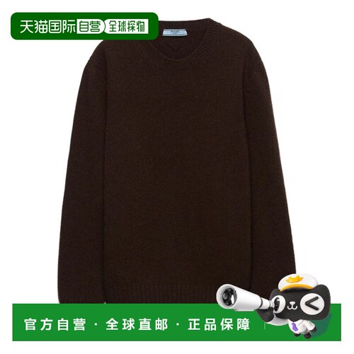 香港直邮PRADA 女士针织衫 P24A3ZS23213XAF0003 AW2025 棕色