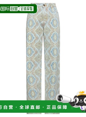 1h可退 香港直邮Etro 艾特罗 男士 直筒裤 blue蓝色 舒适时尚