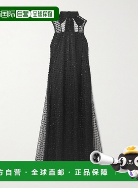 1h可退 香港直邮Staud 女士 Albee tie-detailed 精饰罗缎饰边薄