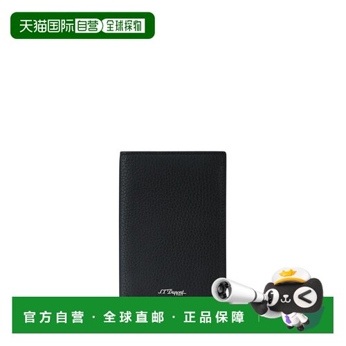 自营欧洲直邮S.T.Dupont法国都彭 NEO CAPSULE男士黑色小牛皮护照