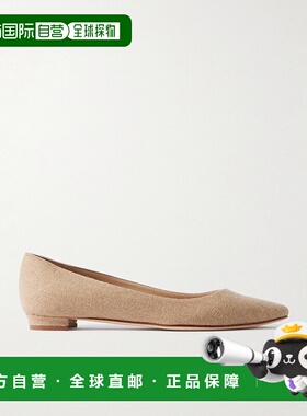 香港直邮MANOLO BLAHNIK 莫罗 伯拉尼克 女士 Lanza Bb 羊毛尖头