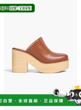 香港直邮Gabriela Hearst 女士 Blake 皮质防水台凉拖 4248531SC0