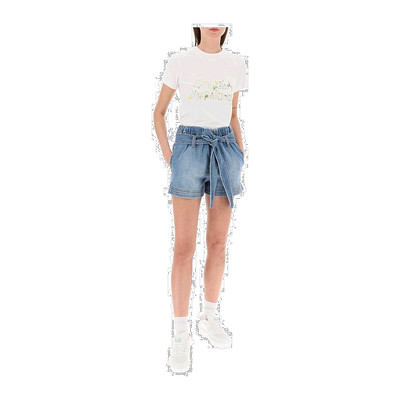 香港直邮Stella McCartney 徽标短袖T恤 6J0072 3SPX10