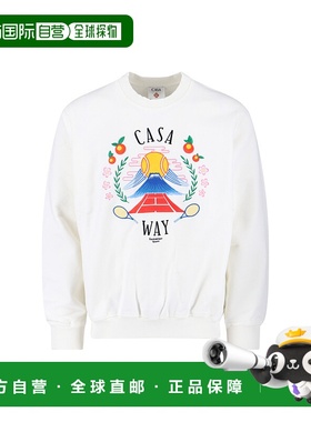 1h可退 香港直邮Casablanca 男士 白色毛线衫 MPF25JTP29303CASAW