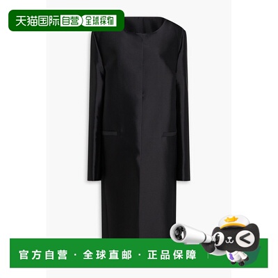 香港直邮toteme 女士 丝硬缎真丝缎大衣 253WRO0213FB0429001BLAC